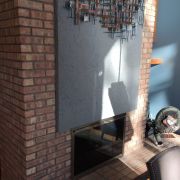 BEFORE LL dining chimney