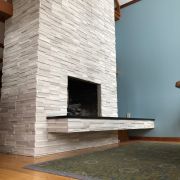AFTER LL dining fireplace chimney
